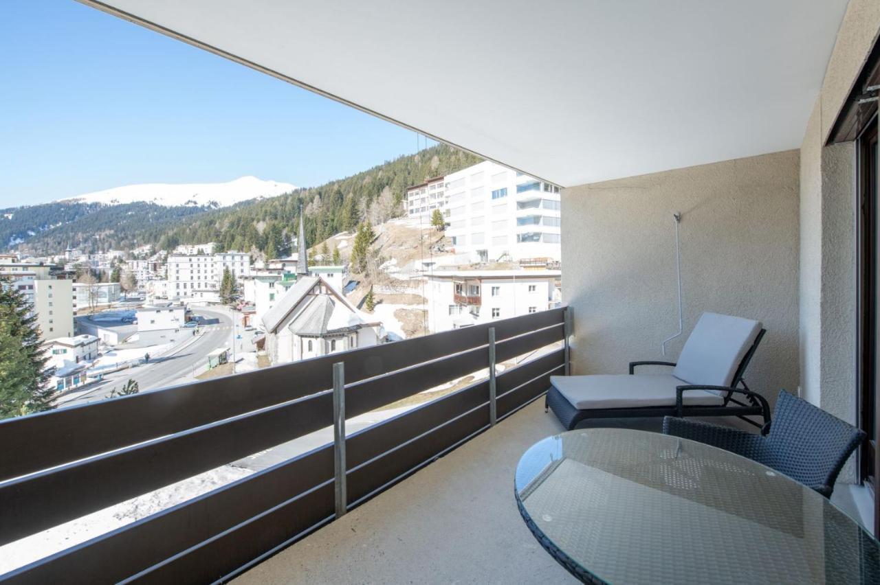 Ferienwohnungen, Carlton Am Park, Davos Platz Extérieur photo